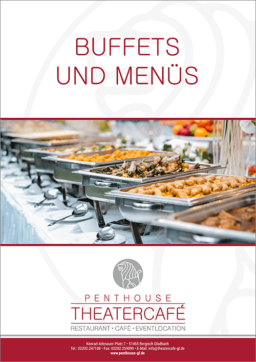 Unsere Preisliste für Buffets und Menüs