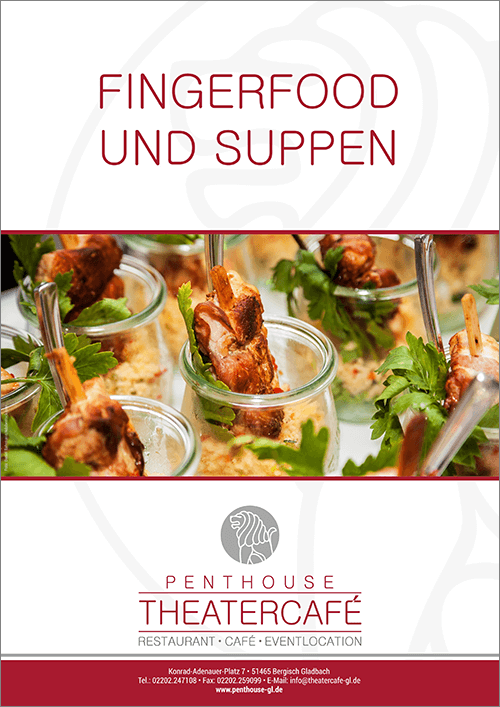 Unsere Preisliste für Fingerfood